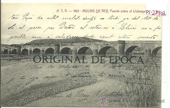 Postkarten: (PS-28902)POSTAL DE MOLINS DE REY-PUENTE SOBRE EL LLOBREGAT