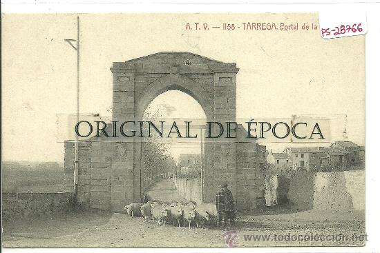 Postkarten: (PS-28766)POSTAL DE TARREGA-PORTAL DE LA MURALLA