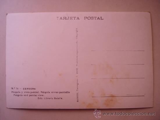 Postales: POSTAL DE CERVERA - Foto 2