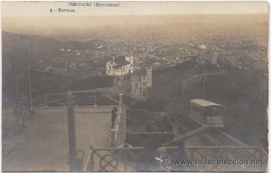 Postales: BARCELONA.- TIBIDABO. TERRAZA - Foto 1