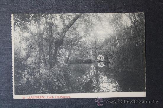 Postcards: Postal de Llavaneres Llavaneras Lago de Masriera Numero 18 - Fototipia Thomas