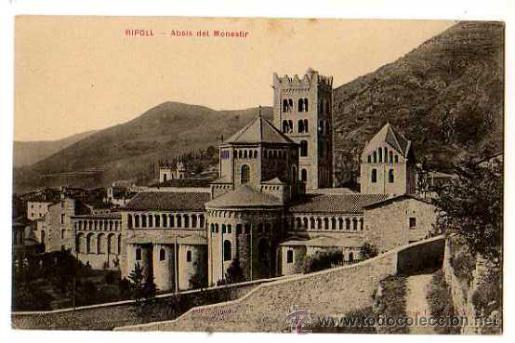 Postales: Ripoll. Absis del Monestir. No circulada. - Foto 1