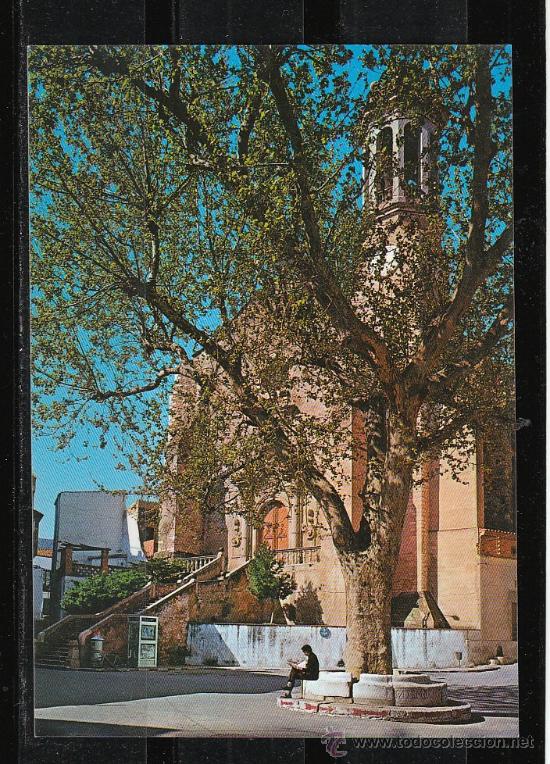 Postales: LLANSA. IGLESIA Y PLAZA MAYOR - Foto 1