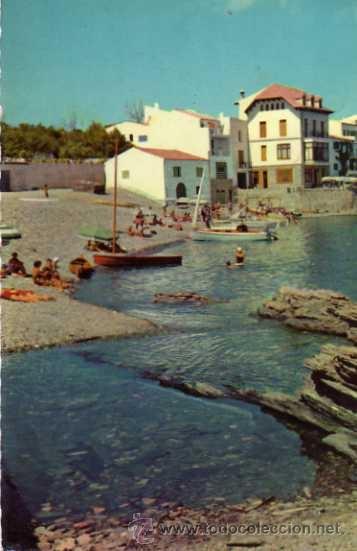 Postales: CADAQUES EDICIONES CYZ A&Ntilde;OS 50 ESCRITA CIRCULADA DOS SELLOS