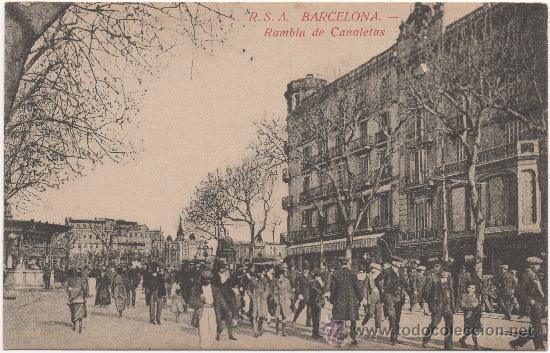 Postales: BARCELONA.- RAMBLA DE CANALETAS. - Foto 1