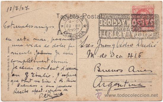 Postales: BARCELONA.- PARQUE G&Uuml;ELL. ENTRADA. (C.1925). - Foto 2