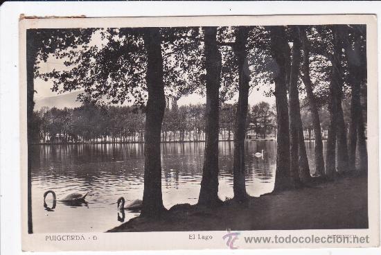 Postales: Puigcerda El Lago (escrita) - Foto 1
