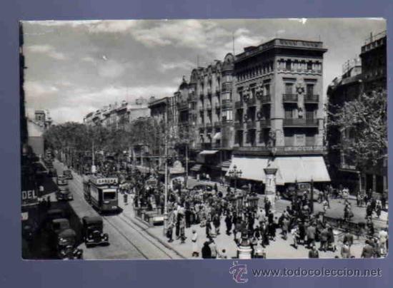 Postais: TARJETA POSTAL DE BARCELONA. RAMBLA DE SAN JOSE. DETALLE. SOBERANAS.