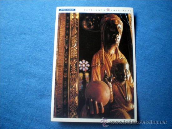 Cartes Postales: POSTAL CATALUNYA UNIVERSAL LA VANGUARDIA N&ordm; 2-17 MONTSERRAT LA MORENETA DEVOCION MARIANA