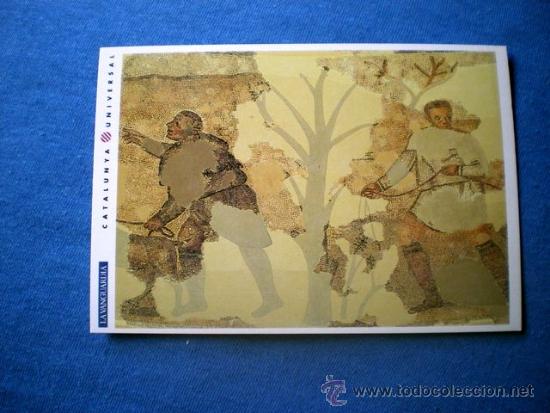Cartes Postales: POSTAL CATALUNYA UNIVERSAL LA VANGUARDIA N&ordm; 3-36 CENTCELLES MOSAICO ROMANO DE CONSTANTI