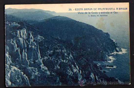 Postales: Costa Brava de Palafrugell a Bagur.No circulada.