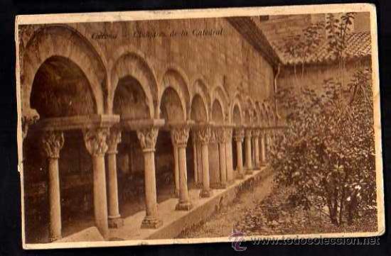 Postales: Gerona, Claustres de la Catedral. No circulada. - Foto 1