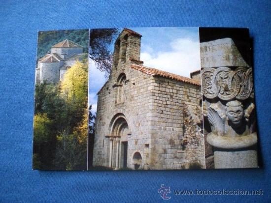 Postkarten: POSTAL SANTA COLOMA DE FARNERS MONASTERIO SANT PERE CERCADA MUSEU TRIAS LES GALETES