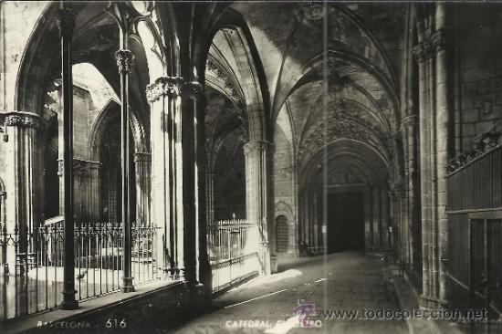 Postales: BARCELONA CATEDRAL SIN ESCRIBIR - Foto 1