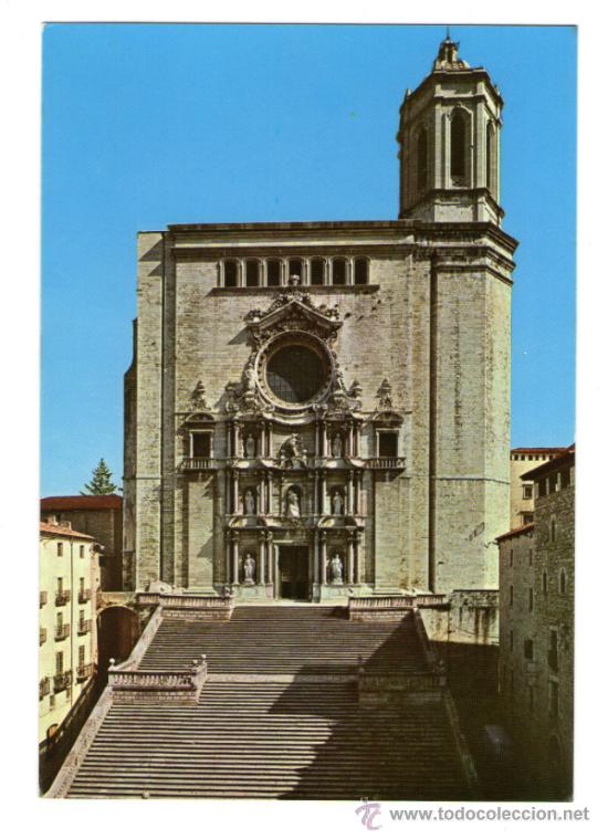 Postales: GIRONA - CATEDRAL - EDICI&Oacute;N VISTABELLA POSTAL - Foto 1