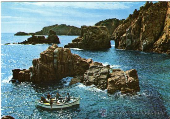 Postales: COSTA BRAVA DETALLE DE LA COSTA - EDICI&Oacute;N VCA - POSTAL