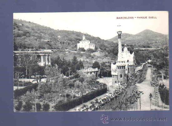 Postales: TARJETA POSTAL DE BARCELONA. PARQUE G&Uuml;ELL. - Foto 1