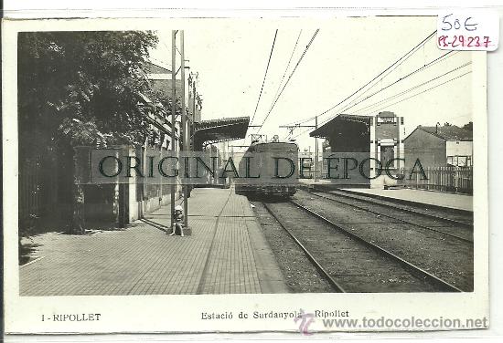 Postcards: (PS-29237)POSTAL FOTOGRAFICA DE RIPOLLET-ESTACIO DE SARDANYOLA-RIPOLLET