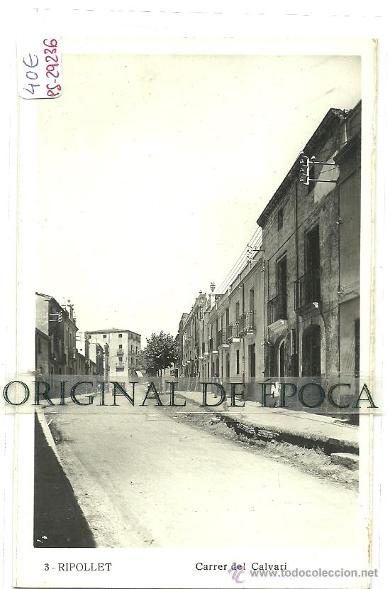 Postkarten: (PS-29236)POSTAL FOTOGRAFICA DE RIPOLLET-CARRER DEL CALVARI