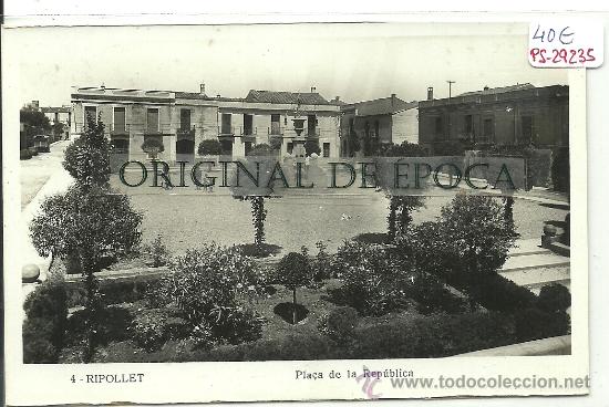 Postkarten: (PS-29235)POSTAL FOTOGRAFICA DE RIPOLLET-PLA&Ccedil;A DE LA REPUBLICA