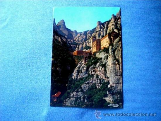 Postales: POSTAL MONTSERRAT EL MONASTERIO Y FUNICULARES NO CIRCULADA