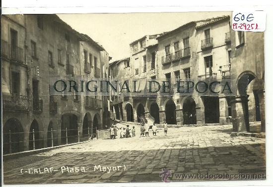 Postcards: (PS-29251)POSTAL FOTOGRAFICA DE CALAF-PLAZA MAYOR
