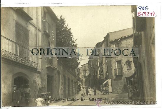 Postcards: (PS-29249)POSTAL FOTOGRAFICA DE CALAF-CALLE SAN JAIME