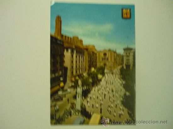 Postales: POSTAL LERIDA-pl.ESPA&Ntilde;A BAILANDO SARDANAS