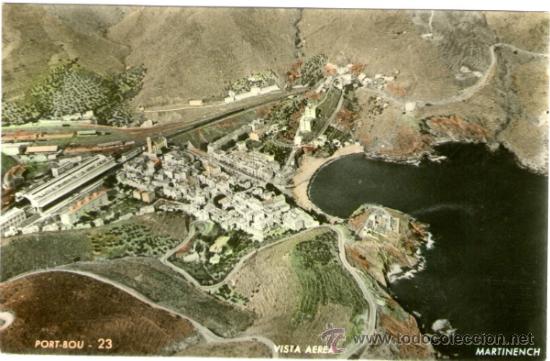 Postales: PORT BOU - VISTA AEREA - EDICI&Oacute;N ZERKOWITZ - POSTAL COLOREADA