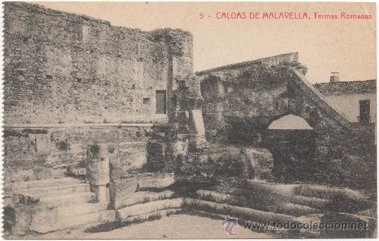 Postales: CALDAS DE MALAVELLA.- TERMAS ROMANAS. - Foto 1