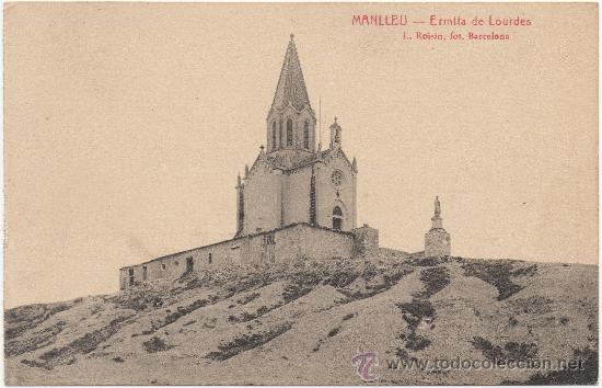 Postales: MANLLEU.- ERMITA DE LOURDES. - Foto 1