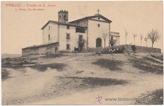 Postales: MANLLEU.- ERMITA DE SAN JAIME. - Foto 1