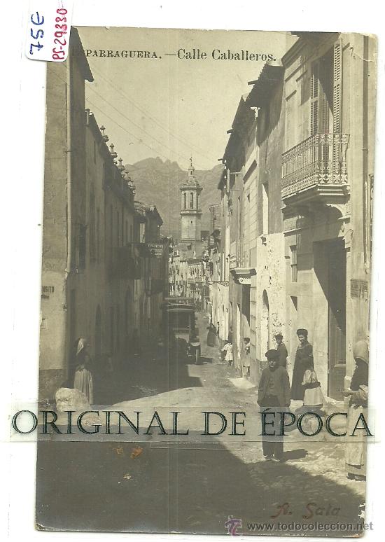 Postcards: (PS-29330)POSTAL FOTOGRAFICA DE ESPARRAGUERA-CALLE CABALLEROS