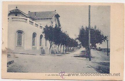Postales: La Escala, postal antigua - Foto 1