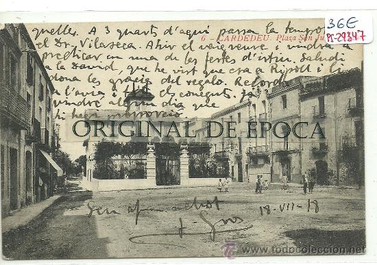 Postcards: (PS-29347)POSTAL DE CARDEDEU-PLAZA DE SAN JUAN