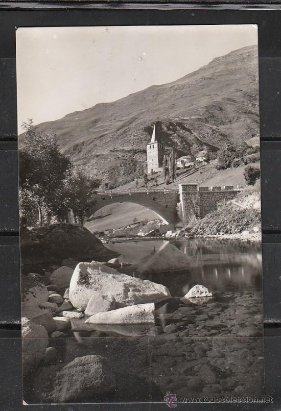 Postales: 18 VALLE DE ARAN. PUENTE SOBRE EL GARONA EN GAR&Oacute;S