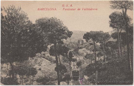 Postales: BARCELONA.- FUNICULAR DE VALLVIDRERA. - Foto 1