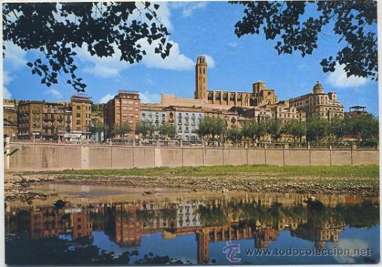 Postales: POSTAL DE LERIDA. RIO SEGRE. SEO ANTIGUA AL FONDO N&ordm; L 531     P-CAT-244