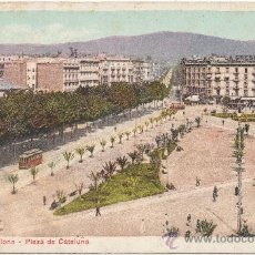 Postales: BARCELONA.- PLAZA DE CATALUÑA. (C.1910). NÚM. 7501.. Lote 34159190