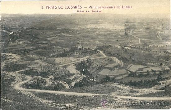 Cartoline: 1373A - PRATS DE LLUSAN&Eacute;S -  VISTA PANORAMICA DE LURDES - FOTO ROISIN
