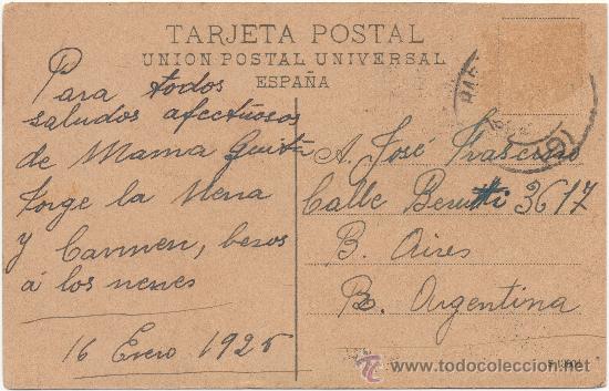 Postales: BARCELONA.- PLAZA REAL. (C.1925). - Foto 2