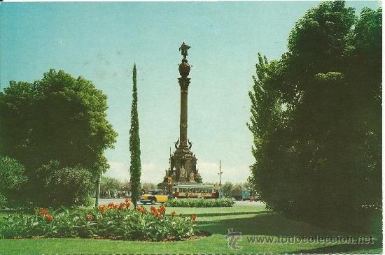 Postales: BARCELONA.-MONUMENTO A COLON.-EDICIONES FARDI N&ordm; 435