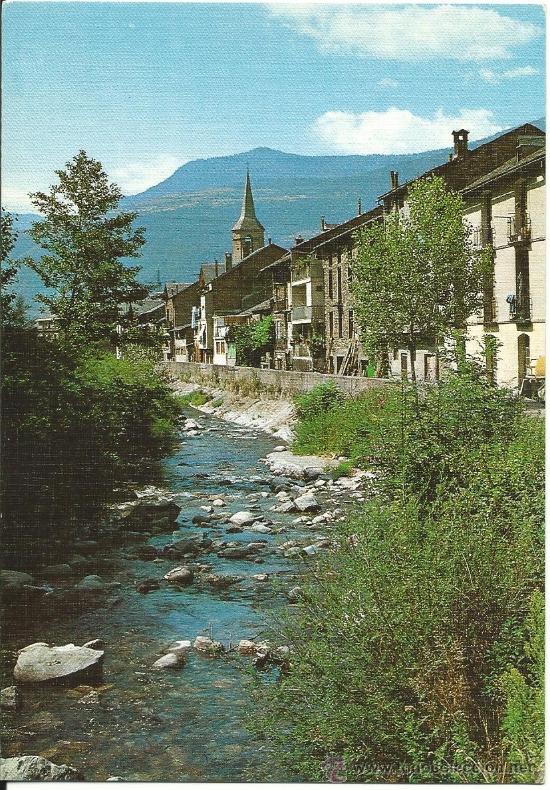 Postales: ESTERRI D'ANEU.-RIU NOGUERA PALLARESA.-EDICIONES SICILIA 1980 N&ordm; 218