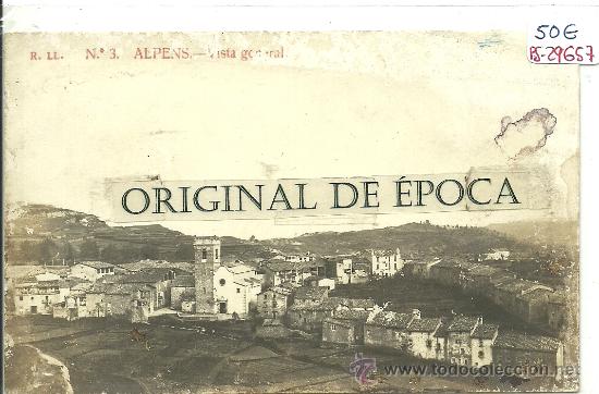 Postcards: (PS-29657)POSTAL FOTOGRAFICA DE ALPENS-VISTA GENERAL