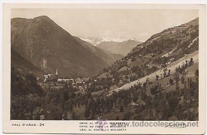 Postales: Valle de Ar&aacute;n. Uny&agrave;