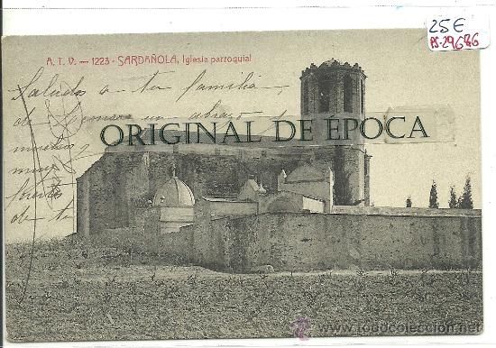 Postcards: (PS-29686)POSTAL DE SARDANYOLA-IGLESIA PARROQUIAL