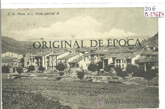Postcards: (PS-29684)POSTAL DE PONS-VISTA PARCIAL B