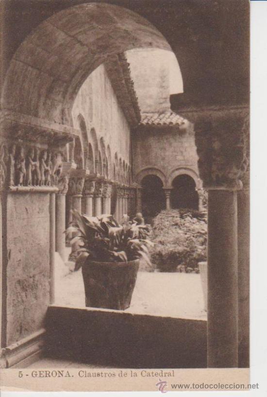 Postales: GERONA. CLAUSTROS DE LA CATEDRAL - Foto 1
