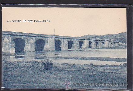 Postales: POSTAL MOLINS DE REY PUENTE DEL RIO - Foto 1