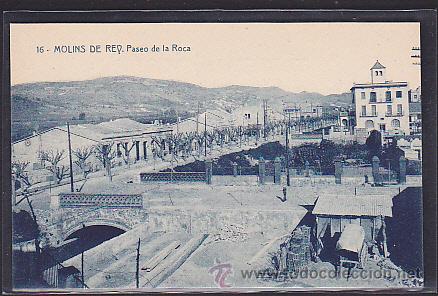 Postales: POSTAL MOLINS DE REY PASEO DE LA ROCA - Foto 1